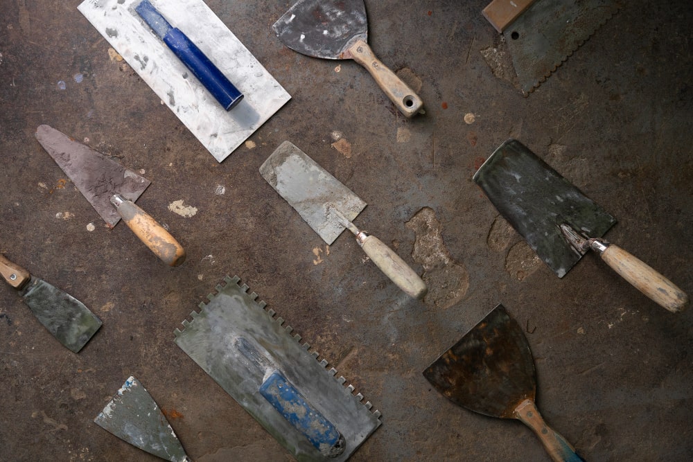 Woodworking tools rusting
